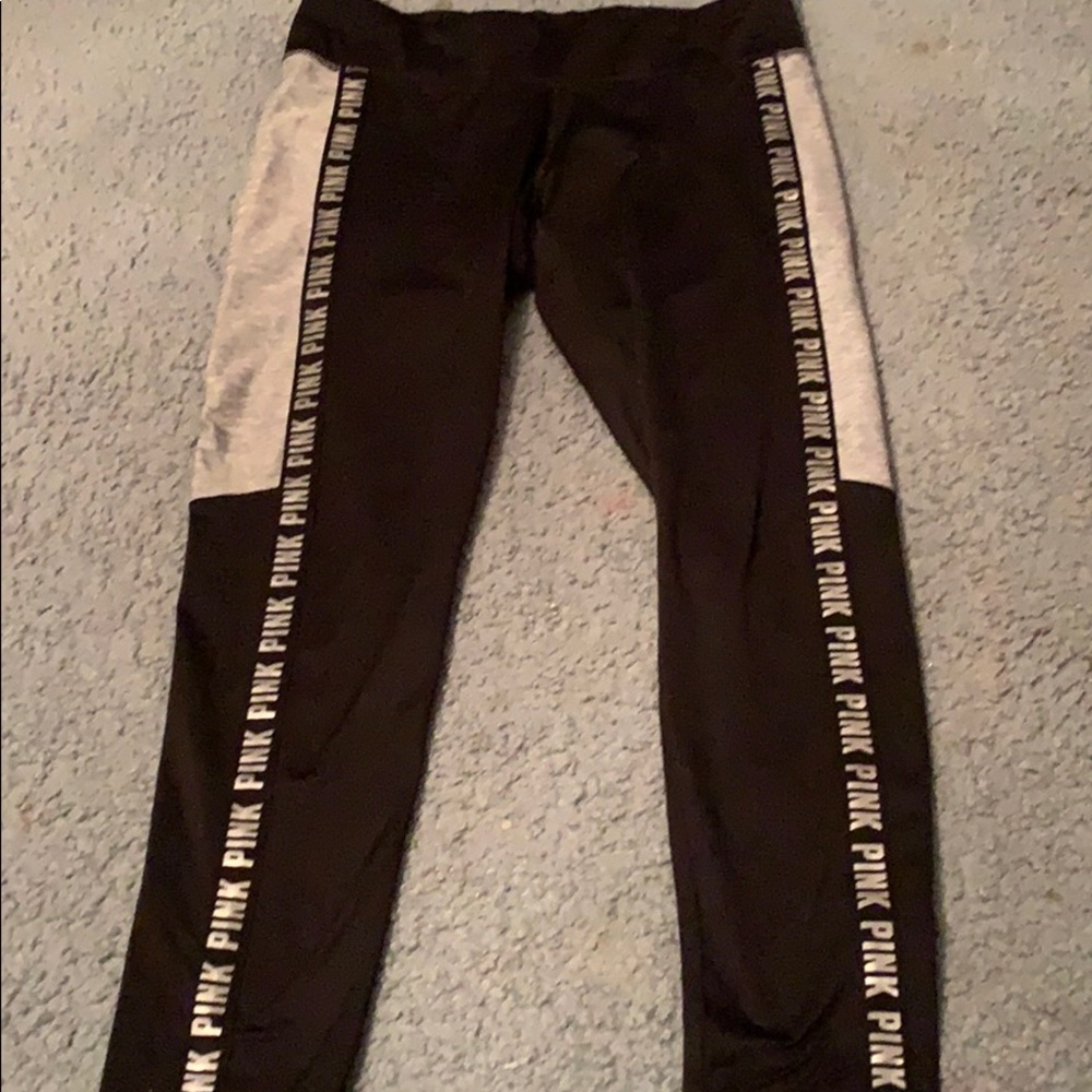 PINK fleece lined leggings